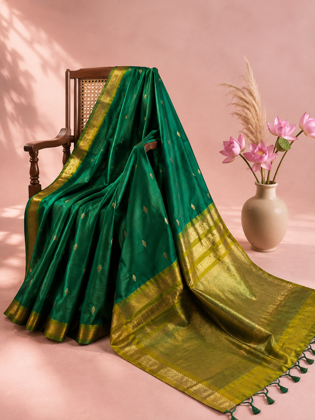 Aarvi – Sea Green Uppada Silk Saree