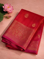 Diksha – Red Gradient Kora Banarasi Organza Saree