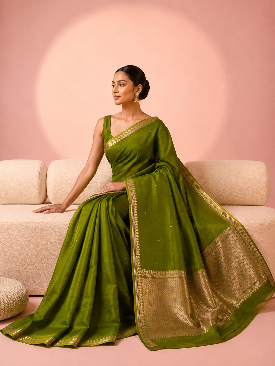 Archana – Kora Silk Saree with Kadwa Motifs