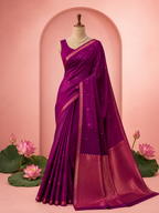 Bhakti – Kora Silk Saree with Kadwa Motifs