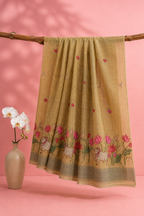 Bharati – Cotton Saree with Pichwai Embroidery