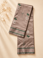Bhavna – Grey Chanderi Silk Saree