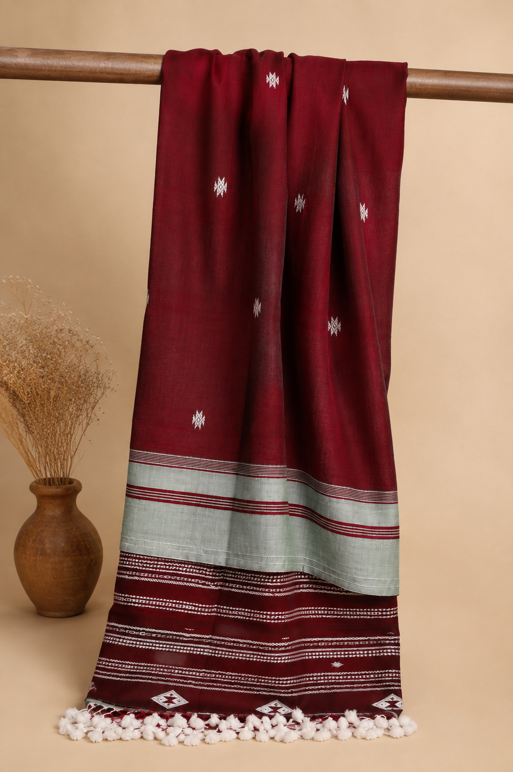 Surmayi - Mercerized Cotton Bhujodi Saree