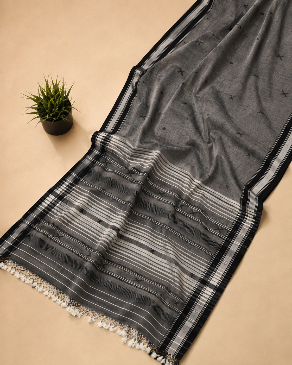 Chhaya - Mercerized Cotton Bhujodi Saree