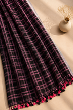 Gulab Rekha - Linen Saree