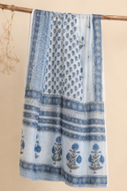 Akashi - Handblocked Chiffon Saree
