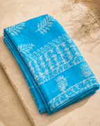 Shivani - Handblock printed Chiffon Saree