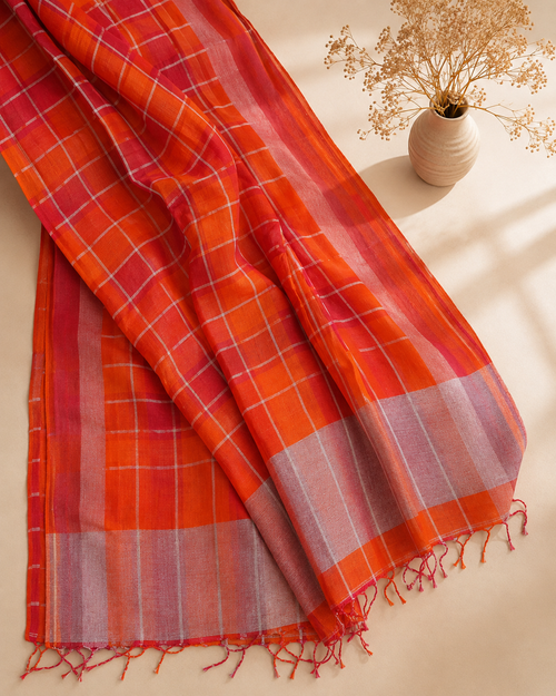 Arka Rekha - Linen Saree
