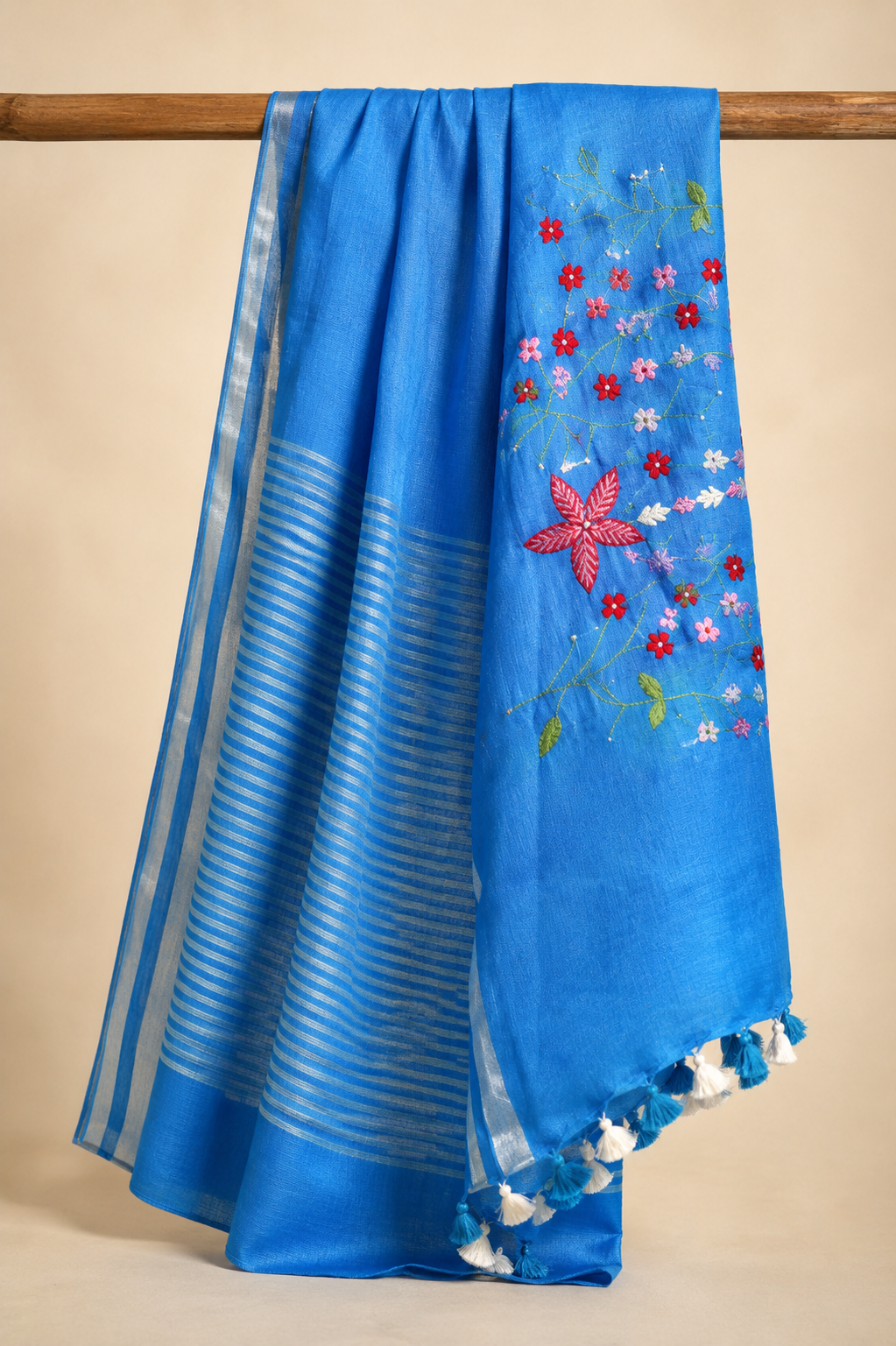 Shyamali - Linen Saree