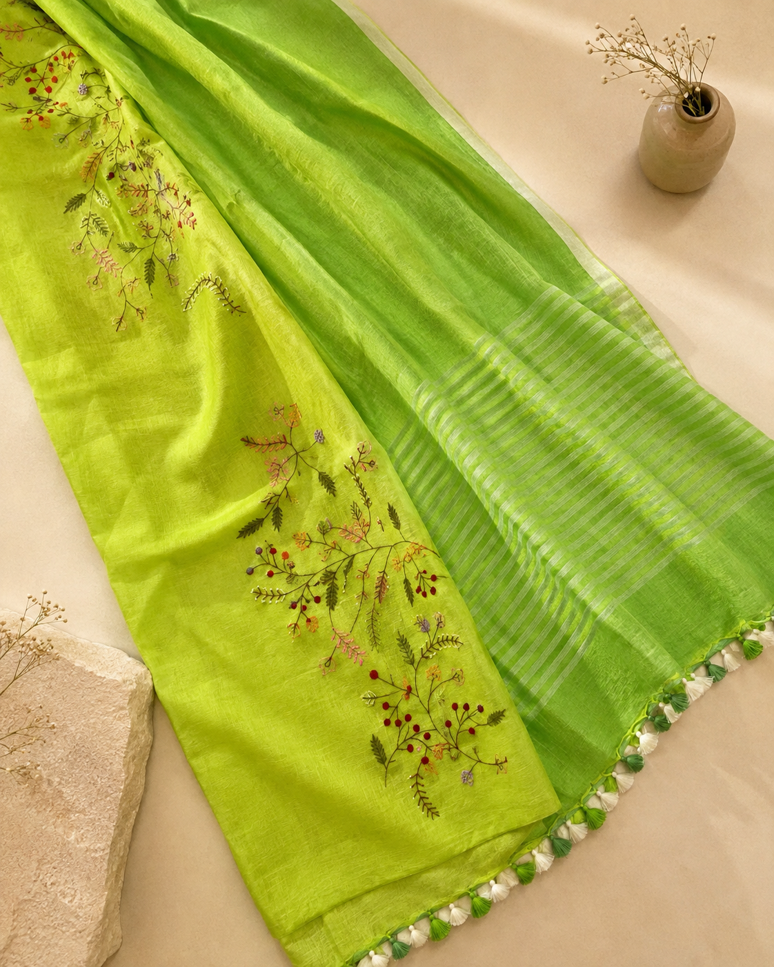Aranya - Linen Saree