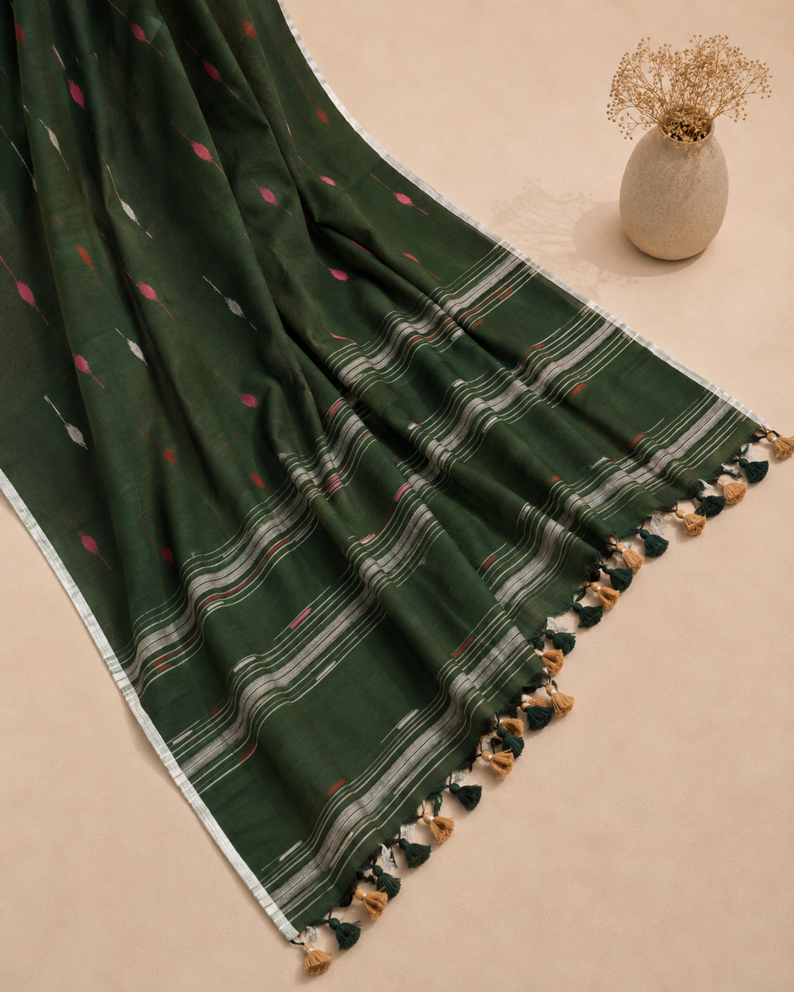 Atavi - Cotton Jamdani Saree