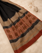 Nishagni – Handblock Printed Kota Doria Saree