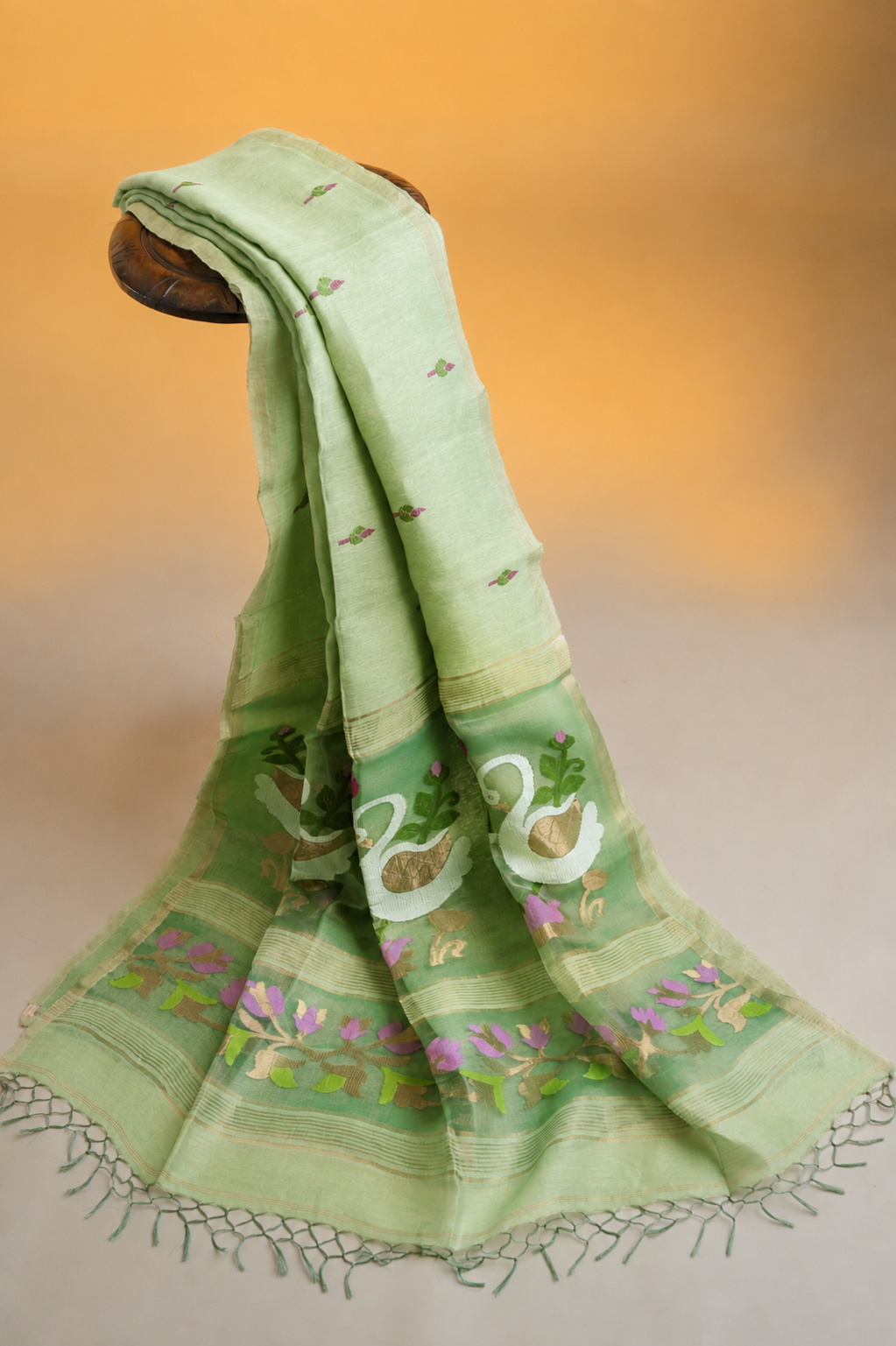 Panna Hansini - Cotton Silk Saree