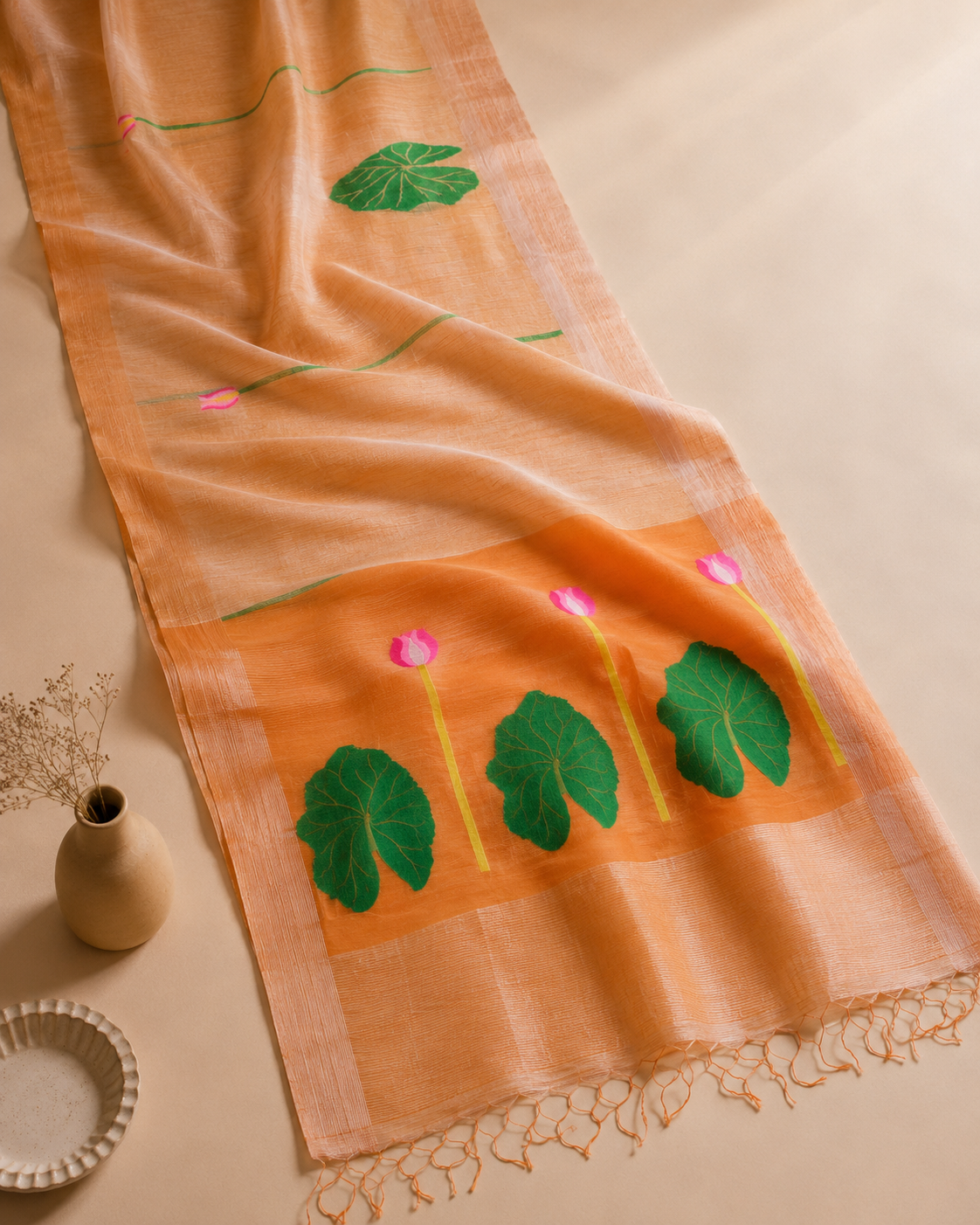 Svarna Mrinal - Cotton Silk Saree