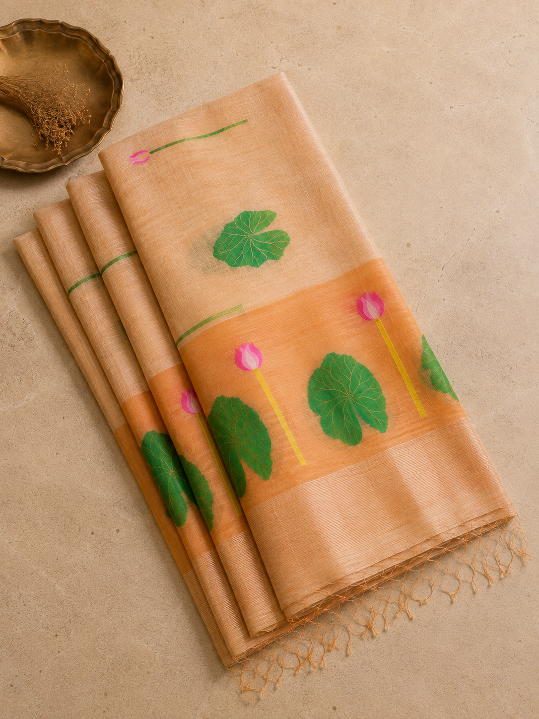 Svarna Mrinal - Cotton Silk Saree