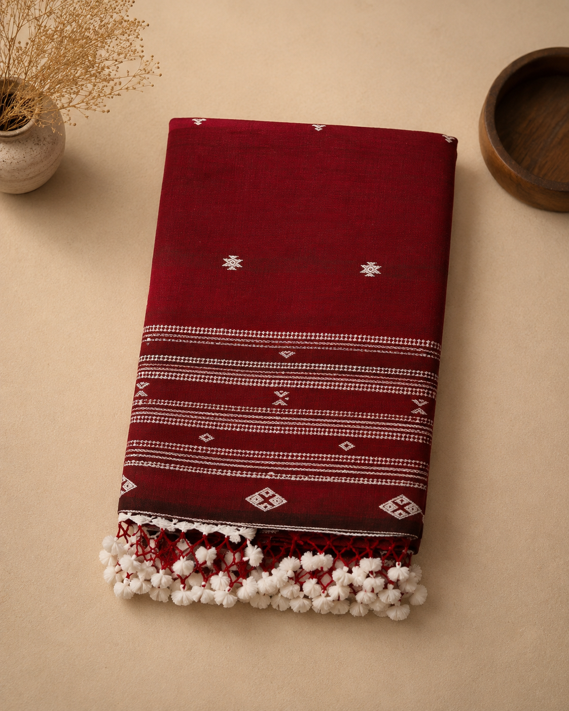 Surmayi - Mercerized Cotton Bhujodi Saree