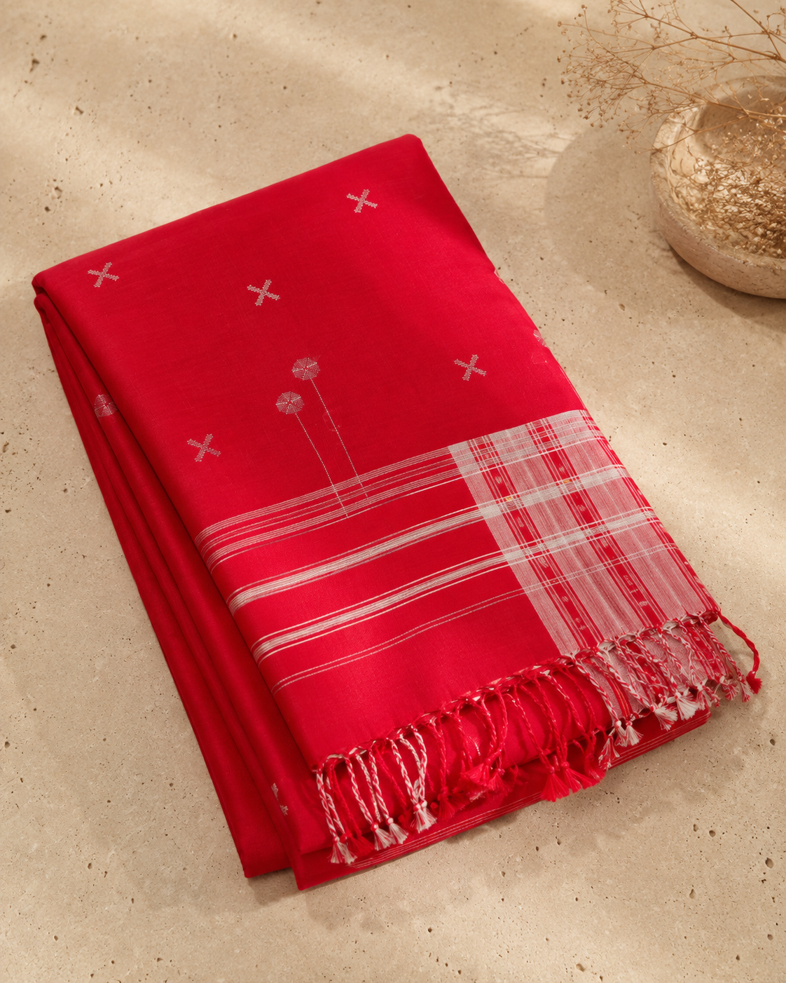 Kusum - Cotton Bhujodi Saree