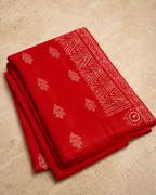 Rohini – Handblock-Printed Chiffon Saree