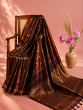Devika – Brown Uppada Silk Saree