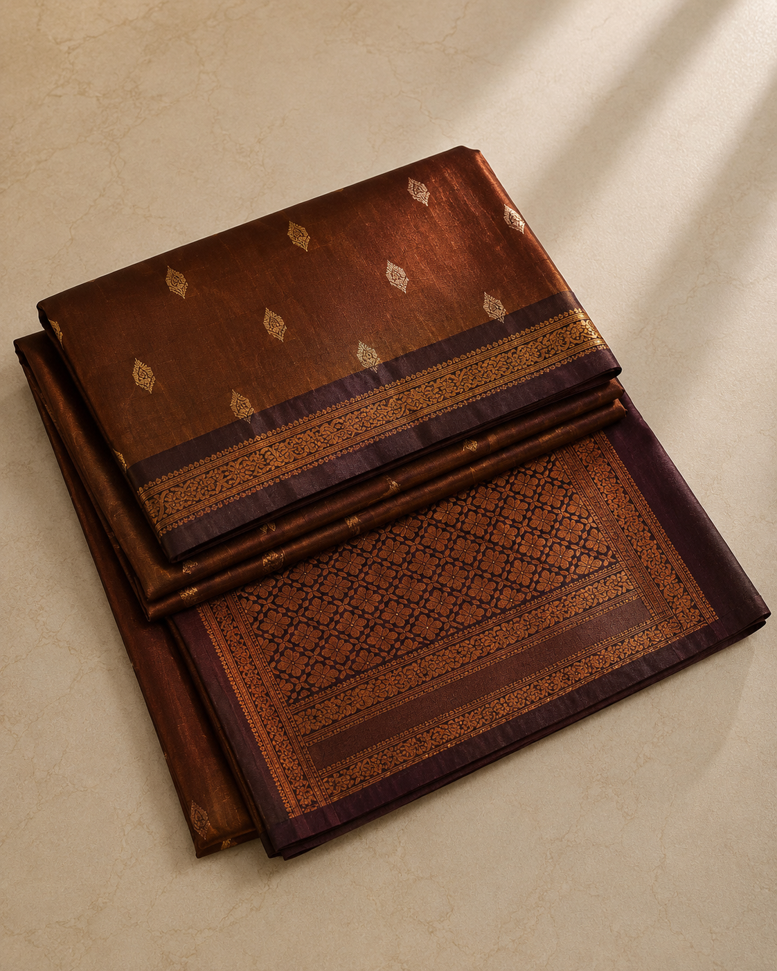 Devika – Brown Uppada Silk Saree