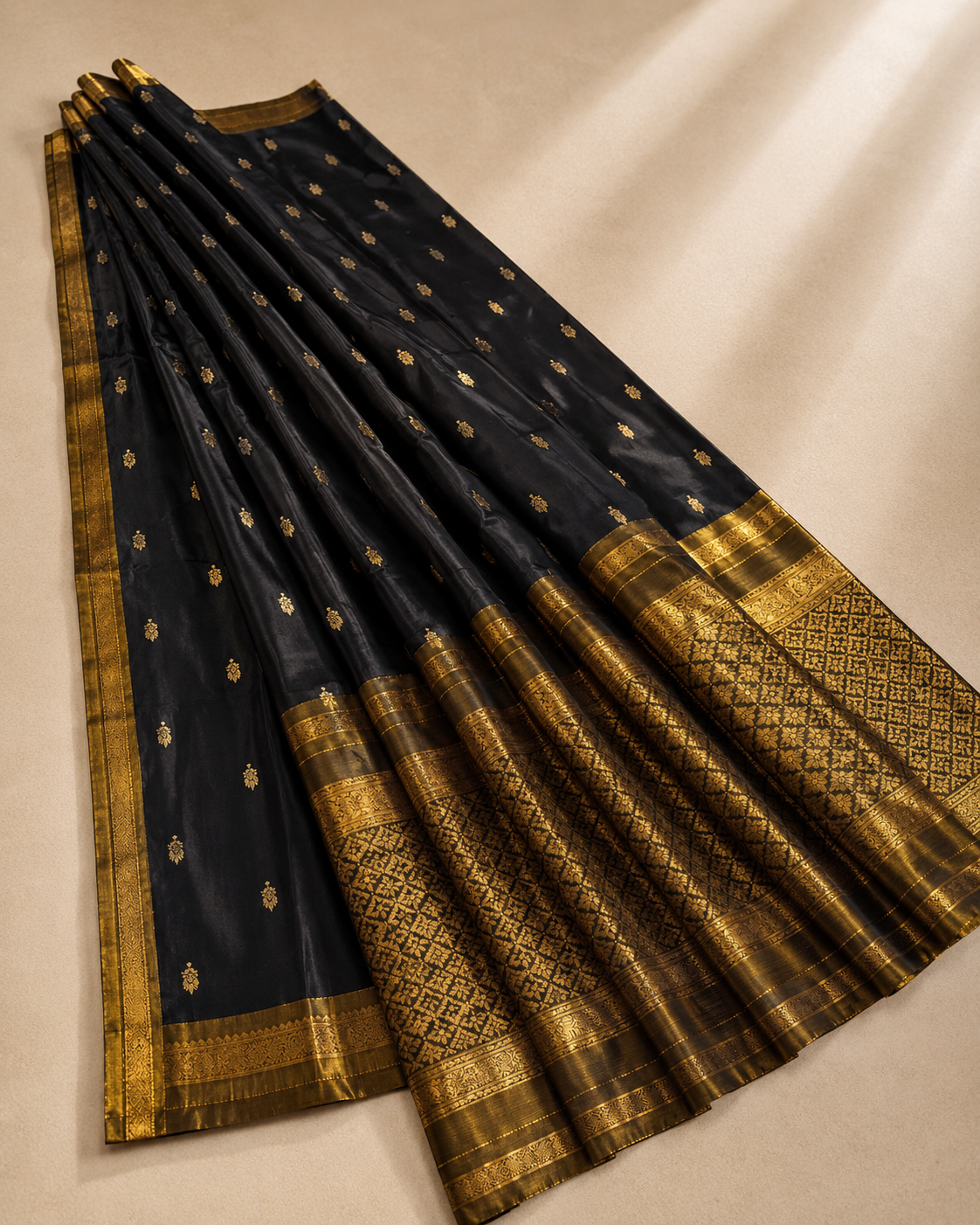 Divisha – Dark Brown Uppada Silk Saree
