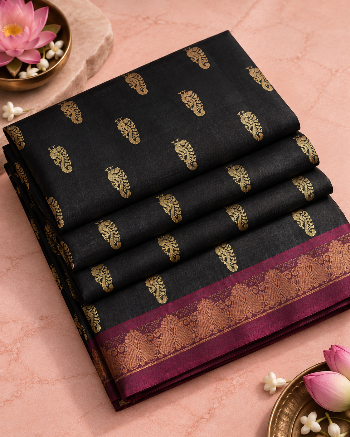 Haritprabha – Green Dhup Chhaav Uppada Silk Saree