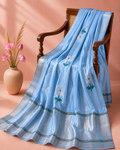 Jyotsna – Sky Blue Chanderi Silk Saree