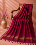 Kanchan – Pink Garbha Reshmi Maheshwari Silk Saree