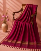 Kanchan – Pink Garbha Reshmi Maheshwari Silk Saree