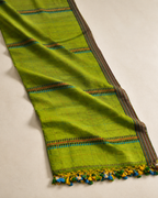 Kavita – Green Cotton Saree with Kantha Work