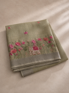 Ketki – Cotton Saree with Pichwai Embroidery