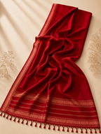 Kumkum – Red Garbha Reshmi Maheshwari Silk Saree