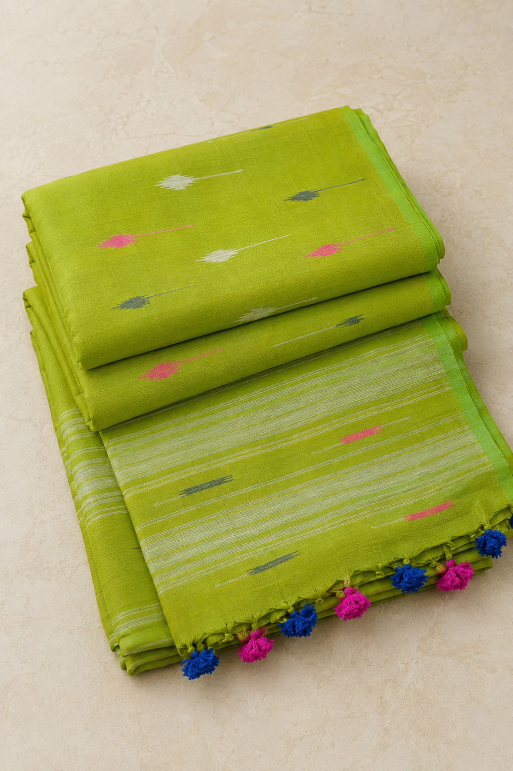 Pallavi – Handloom Cotton Jamdani Saree