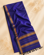 Manikya – Purple Garbha Reshmi Maheshwari Silk Saree