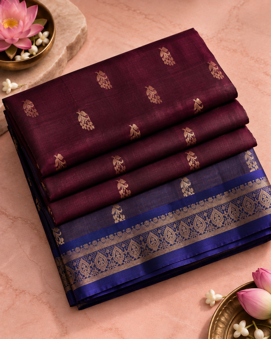 Manjistha – Maroon Uppada Silk Saree