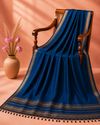 Nirvi – Blue Garbha Reshmi Maheshwari Silk Saree