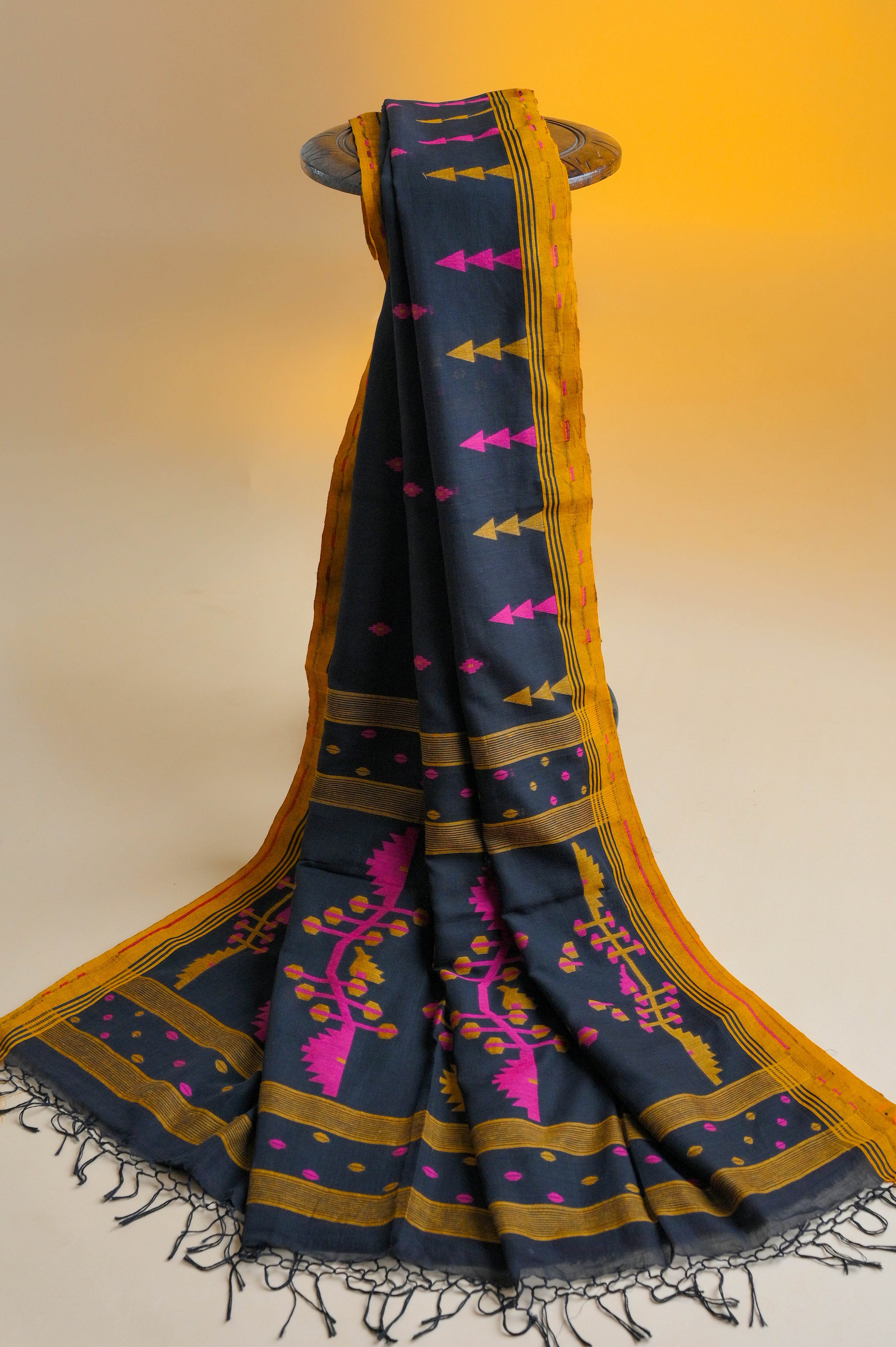 Chandrima - Cotton Jamdani Saree