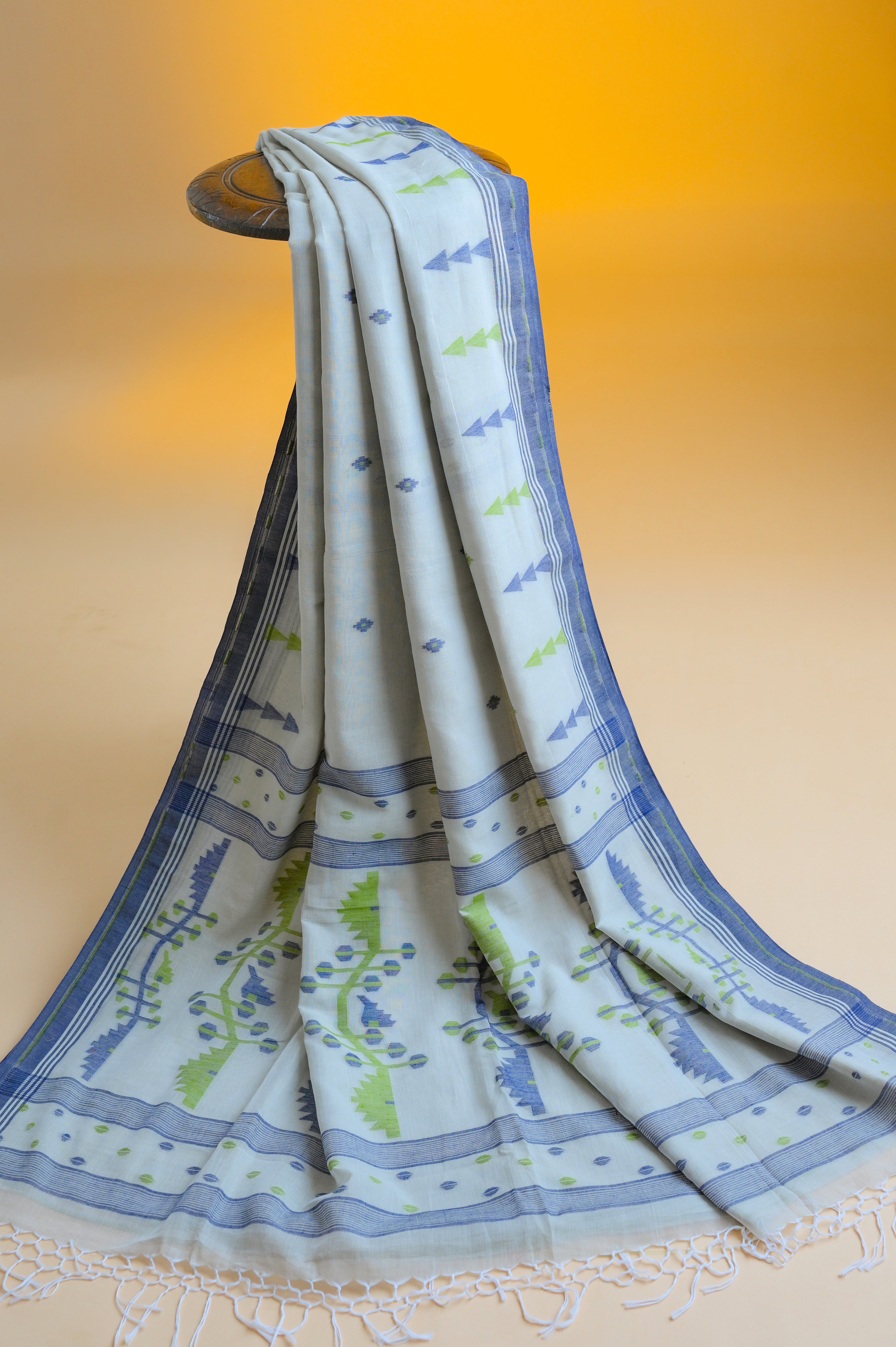 Mrinmayee - Cotton Jamdanı Saree
