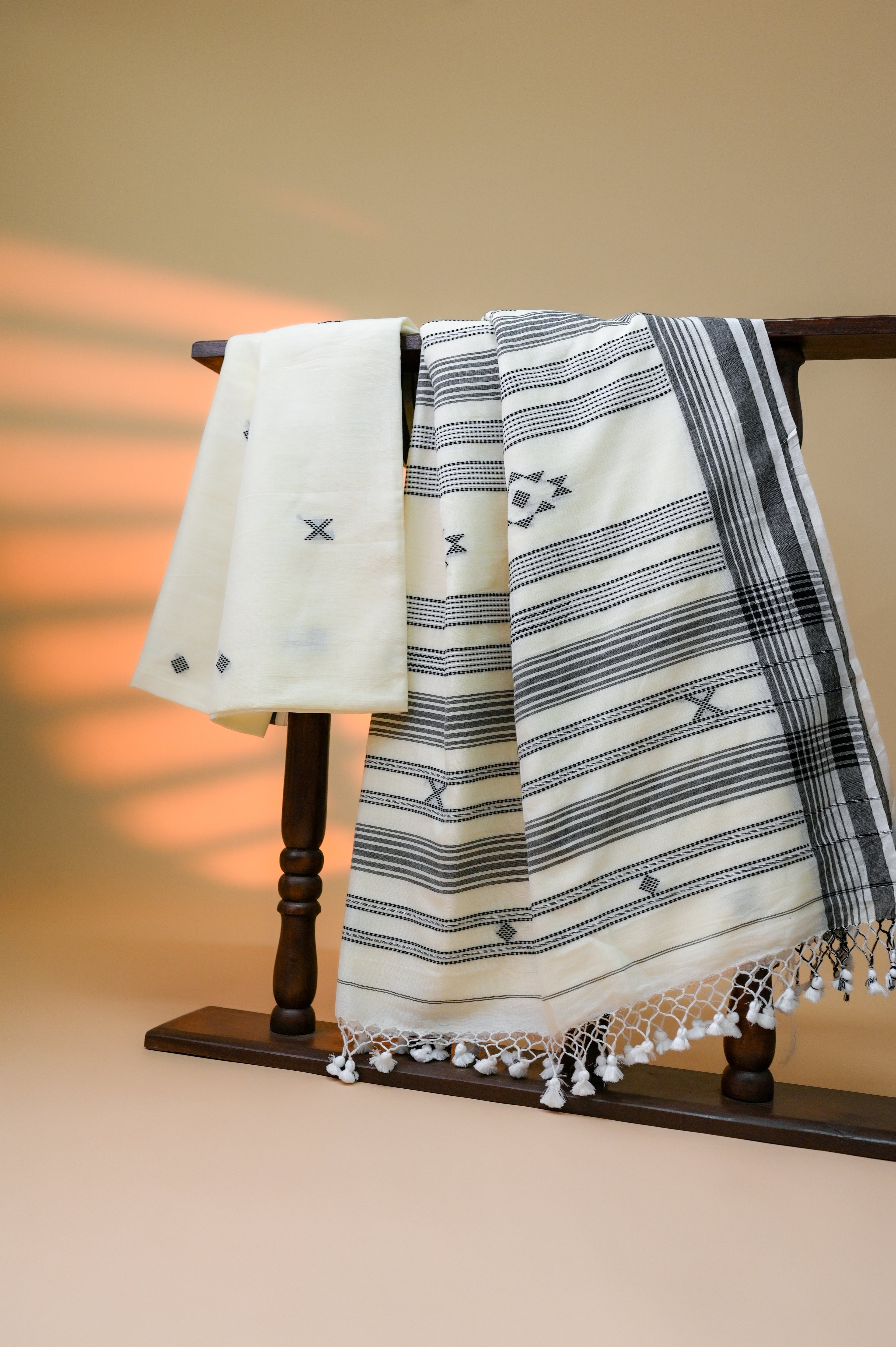 Nisha Prabha - Mercerized cotton Bhujodi Saree