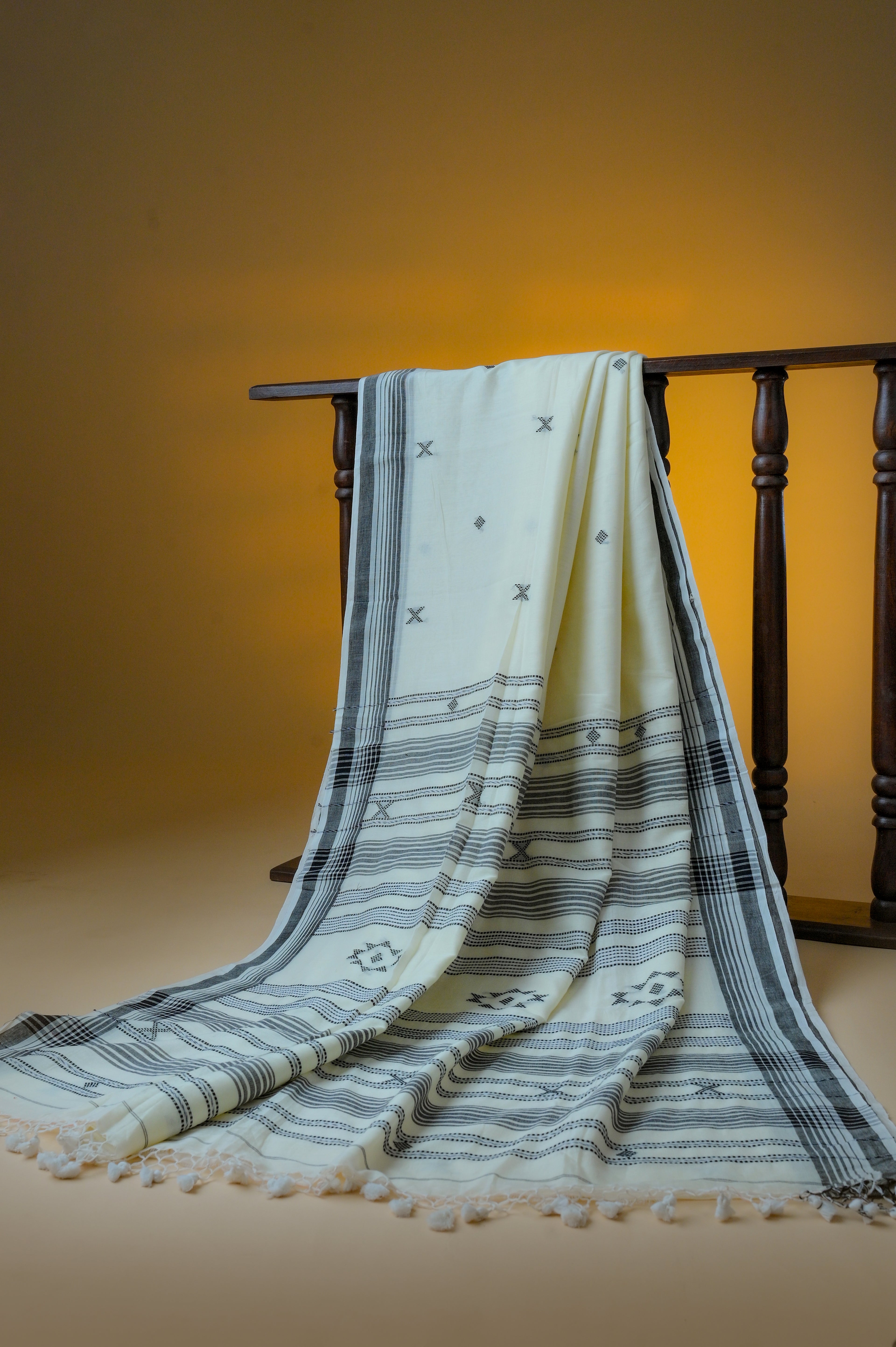 Nisha Prabha - Mercerized cotton Bhujodi Saree
