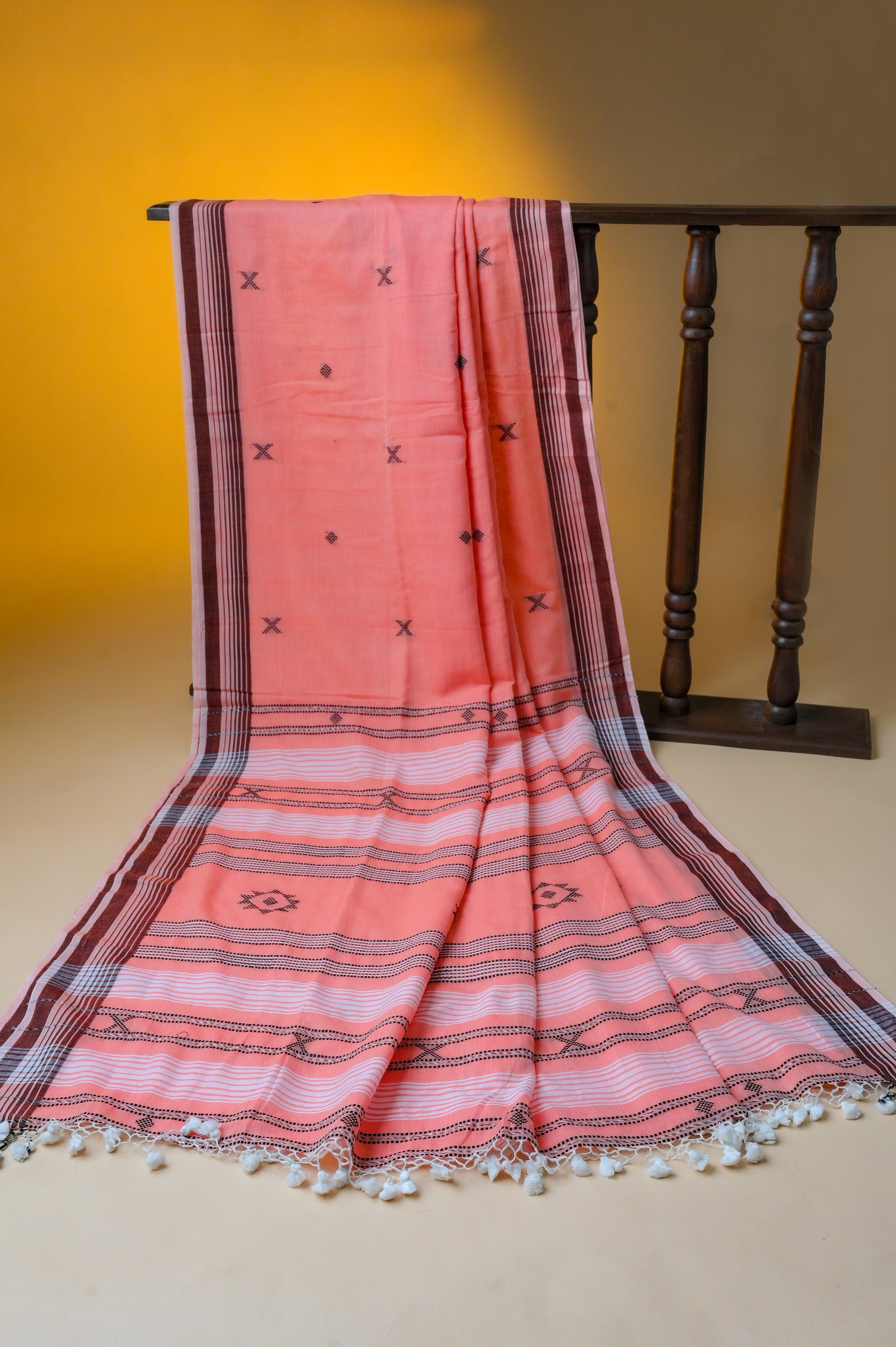 Madhurima - Cotton Bhujodi Saree