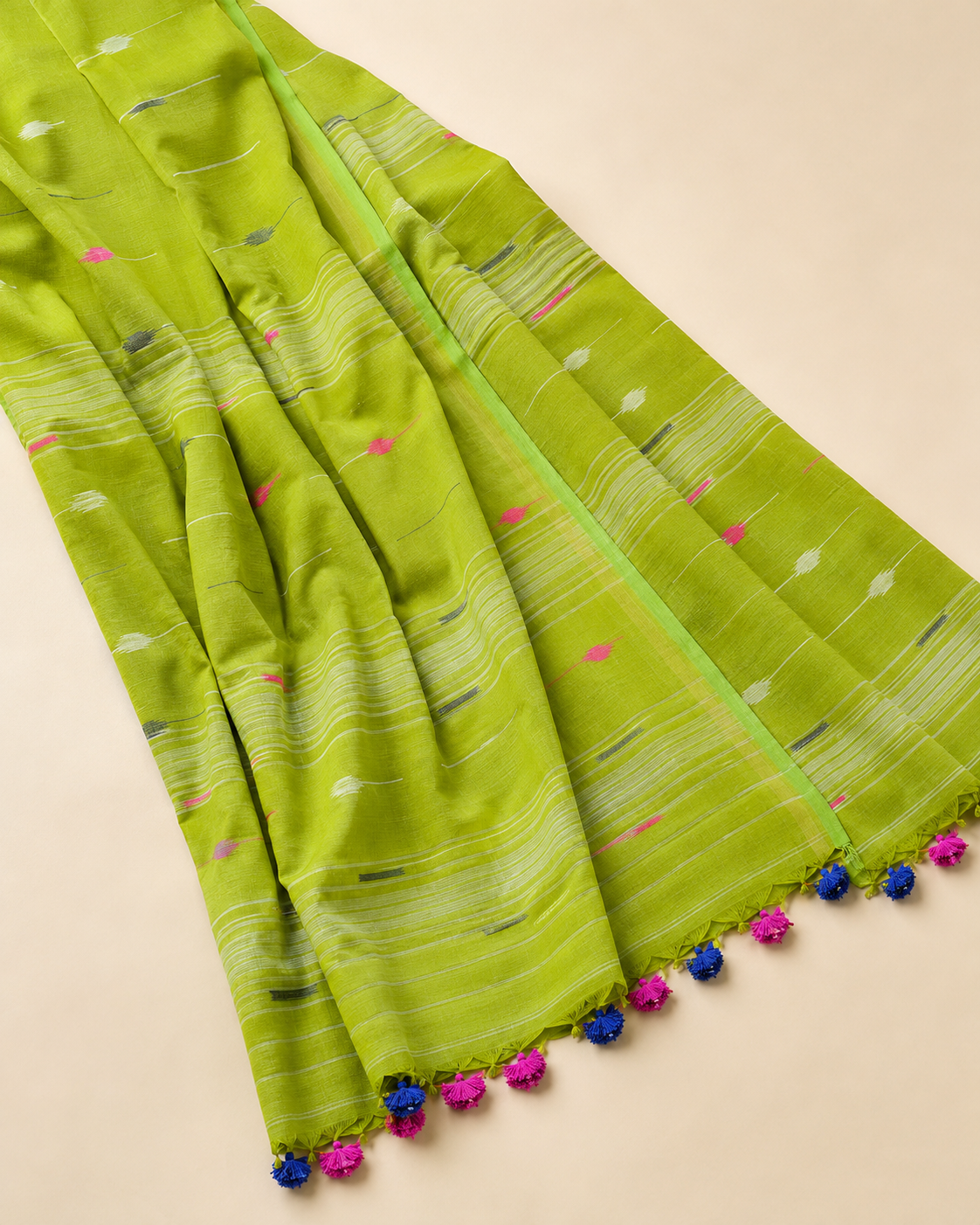 Pallavi – Handloom Cotton Jamdani Saree