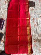 Pushpita – Pink Checked Maheshwari Silk Saree