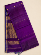 Rushali – Dual-Toned Purple Maheshwari Silk Saree