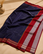 Rutika – Blue Cotton Saree