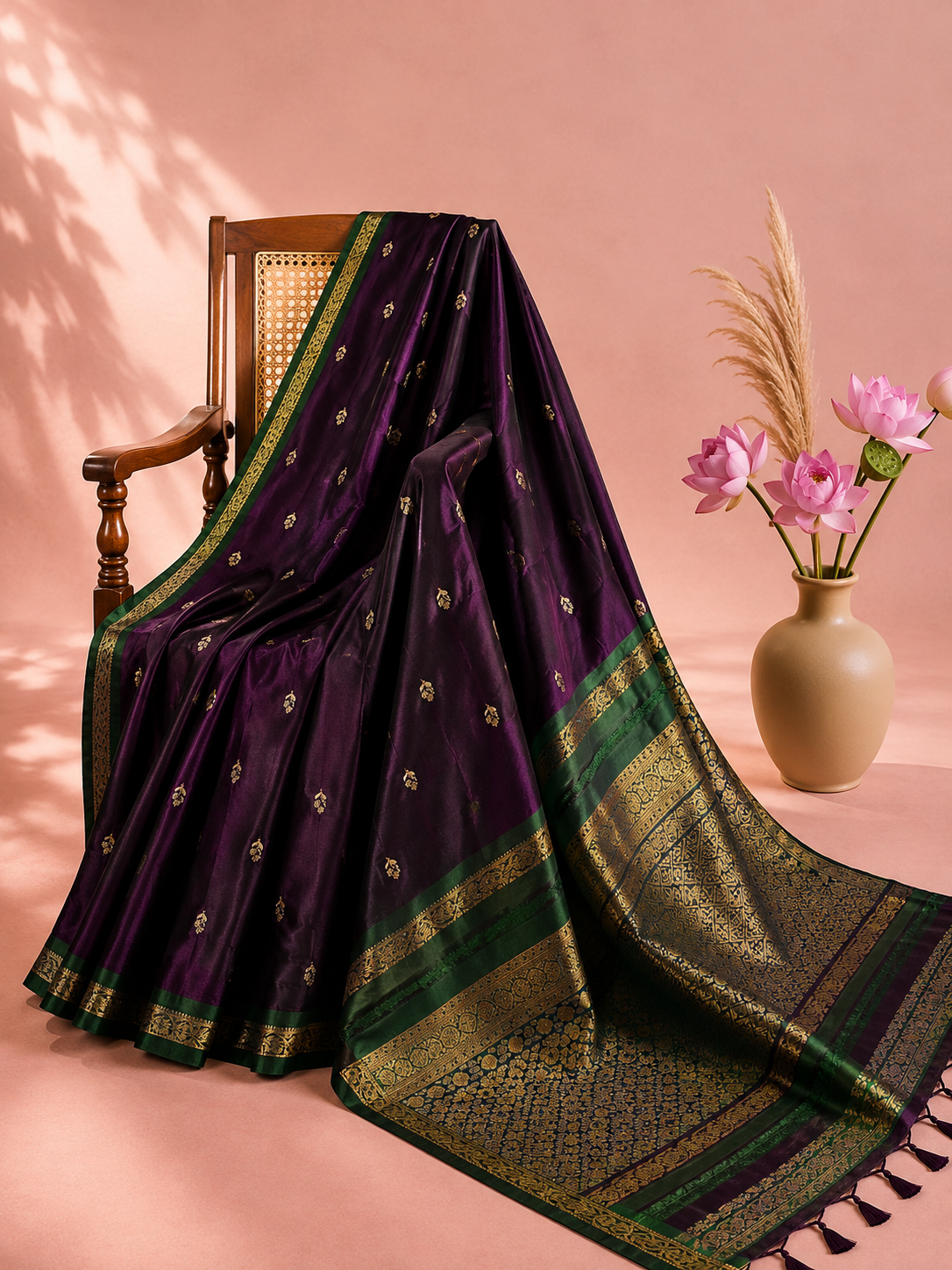 Samarpita – Purple Uppada Silk Saree