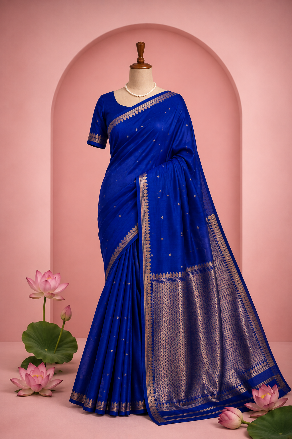 Shraddha – Kora Silk Saree with Kadwa Motifs