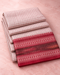 Shubhra – White Cotton Saree with Red Border