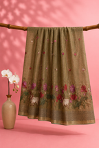 Snehal – Cotton Saree with Pichwai Embroidery