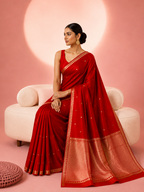 Upasana – Kora Silk Saree with Kadwa Motifs